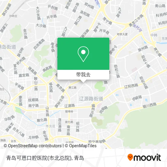 青岛可恩口腔医院(市北总院)地图
