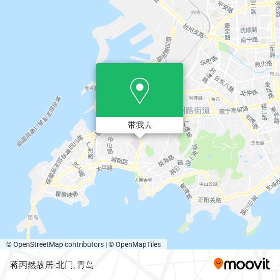 蒋丙然故居-北门地图