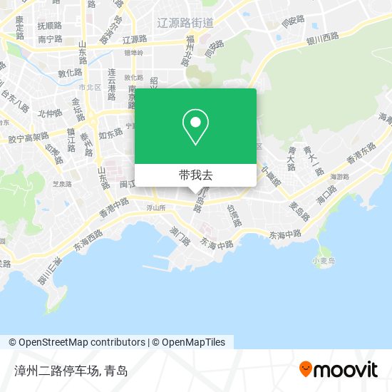 漳州二路停车场地图