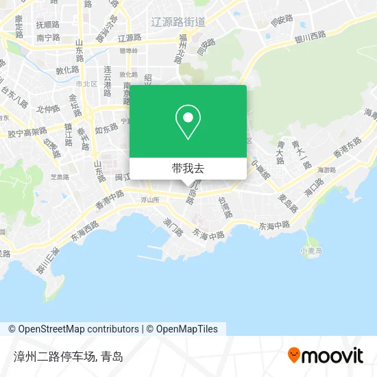 漳州二路停车场地图