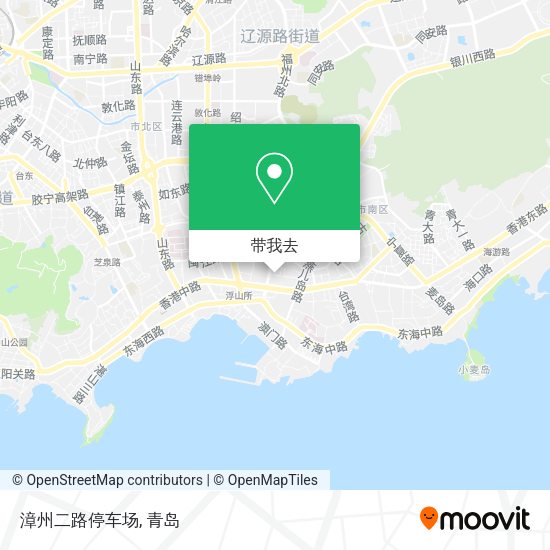 漳州二路停车场地图