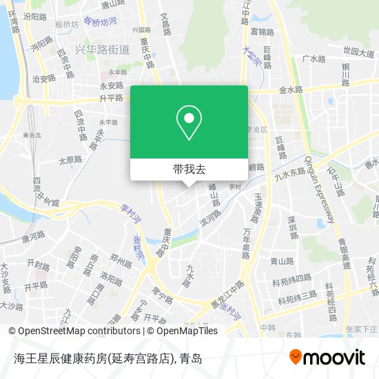 海王星辰健康药房(延寿宫路店)地图