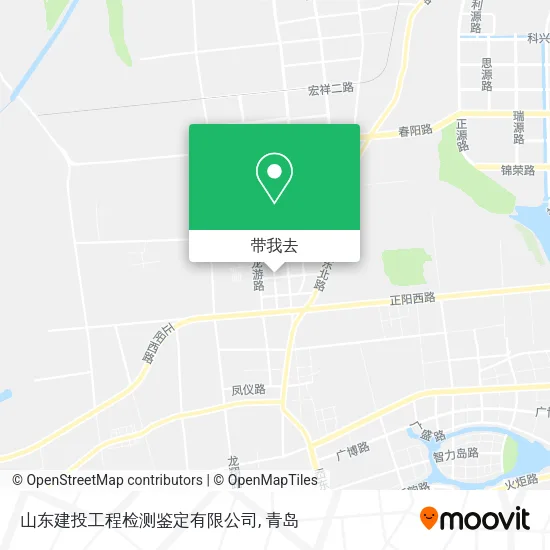 山东建投工程检测鉴定有限公司地图