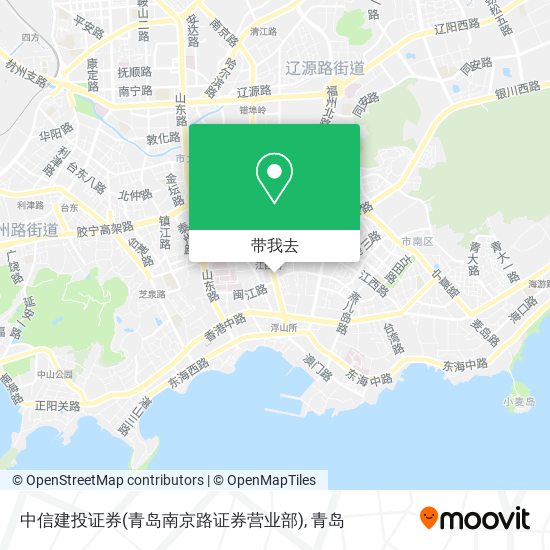 中信建投证券(青岛南京路证券营业部)地图