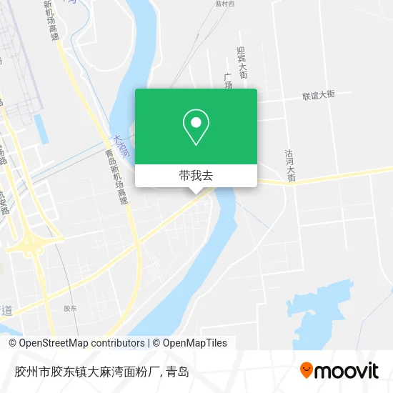 胶州市胶东镇大麻湾面粉厂地图
