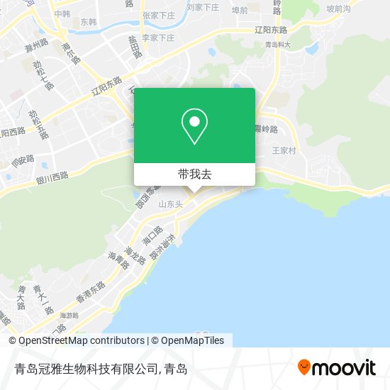 青岛冠雅生物科技有限公司地图