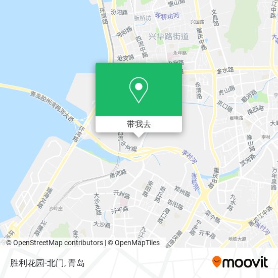 胜利花园-北门地图