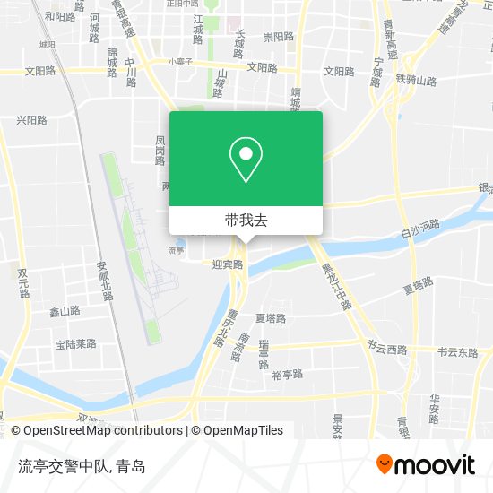 流亭交警中队地图