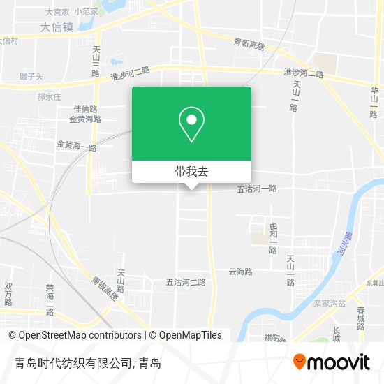 青岛时代纺织有限公司地图