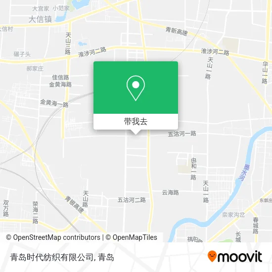 青岛时代纺织有限公司地图