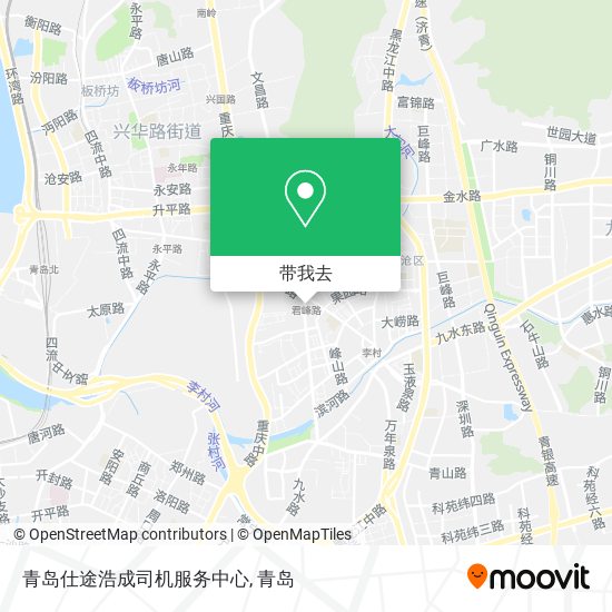 青岛仕途浩成司机服务中心地图