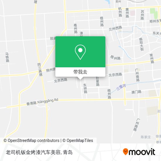 老司机钣金烤漆汽车美容地图
