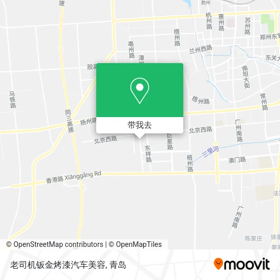 老司机钣金烤漆汽车美容地图