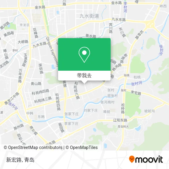 新宏路地图