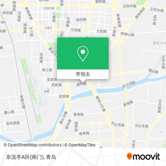 东流亭A区(南门)地图