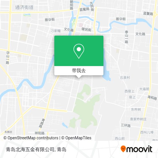 青岛北海五金有限公司地图
