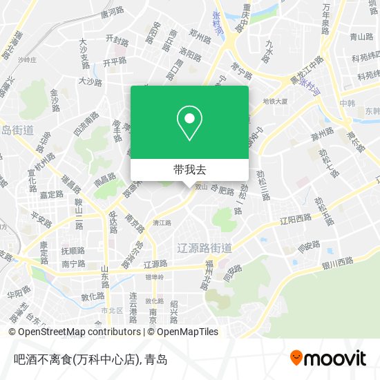 吧酒不离食(万科中心店)地图