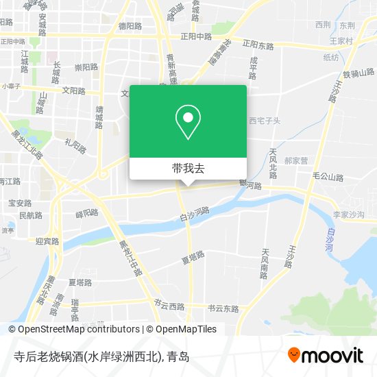 寺后老烧锅酒(水岸绿洲西北)地图