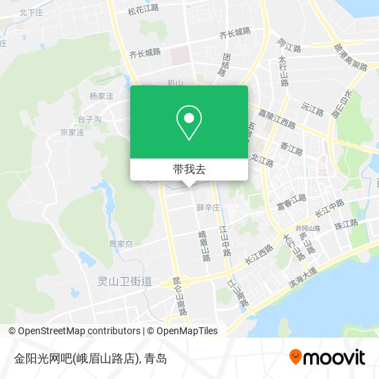 金阳光网吧(峨眉山路店)地图