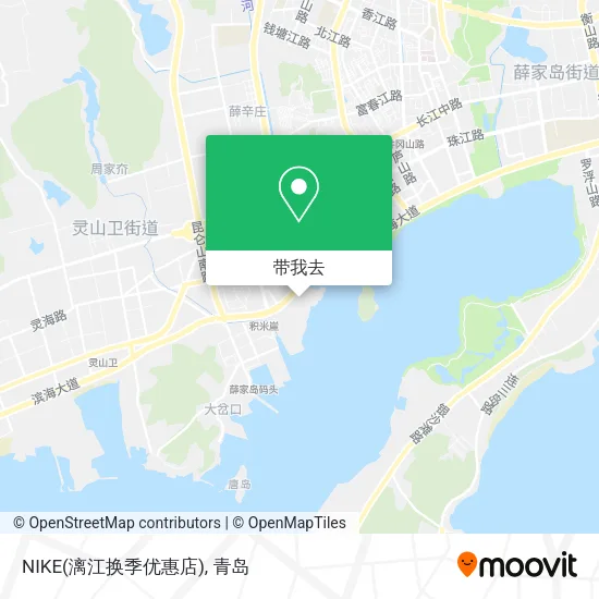 NIKE(漓江换季优惠店)地图