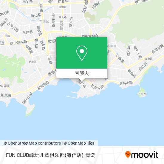 FUN CLUB峰玩儿童俱乐部(海信店)地图