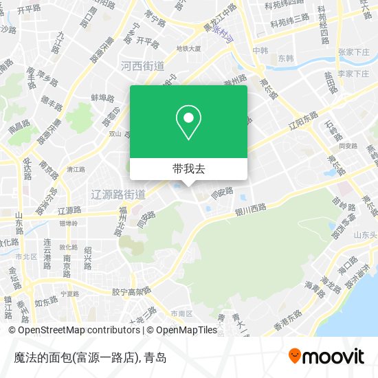 魔法的面包(富源一路店)地图