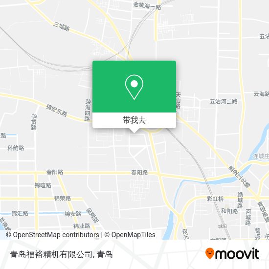 青岛福裕精机有限公司地图