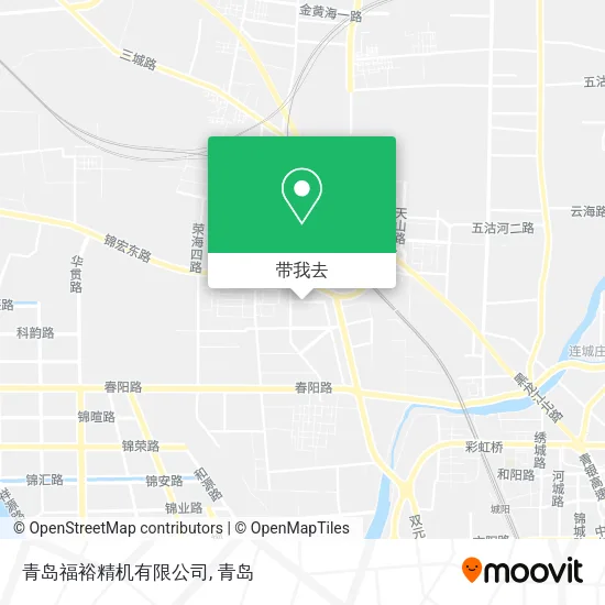 青岛福裕精机有限公司地图