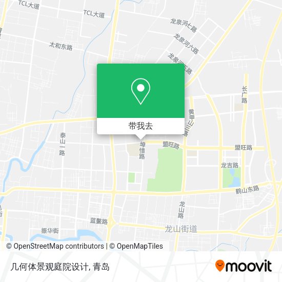 几何体景观庭院设计地图