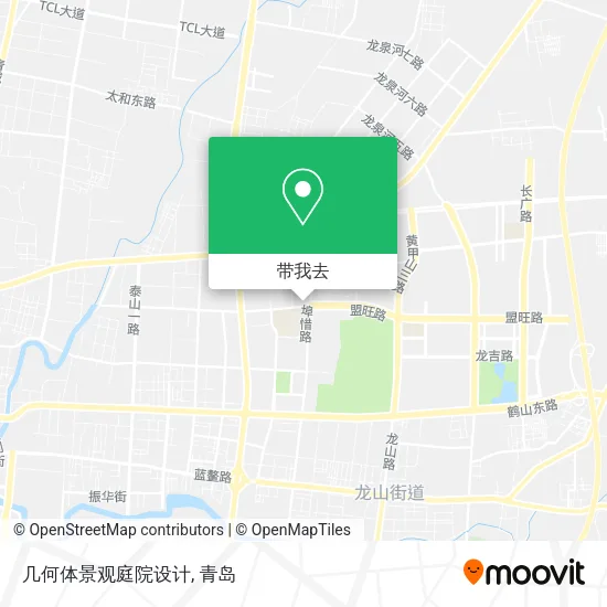 几何体景观庭院设计地图