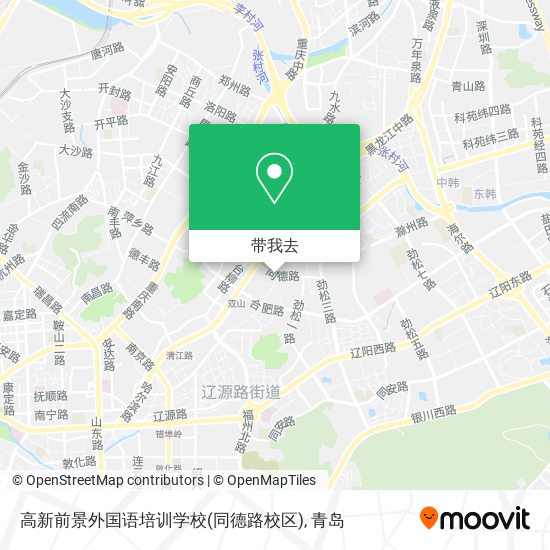 高新前景外国语培训学校(同德路校区)地图