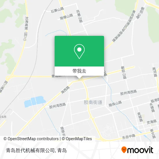 青岛胜代机械有限公司地图