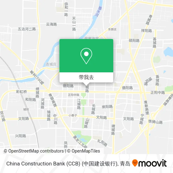 China Construction Bank (CCB) (中国建设银行)地图