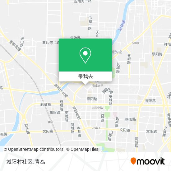 城阳村社区地图