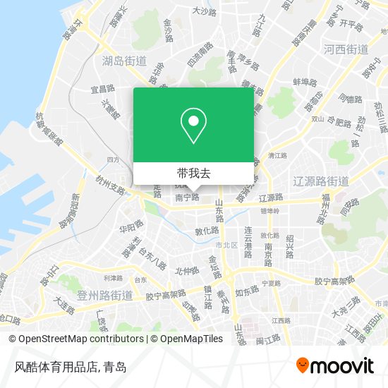 风酷体育用品店地图