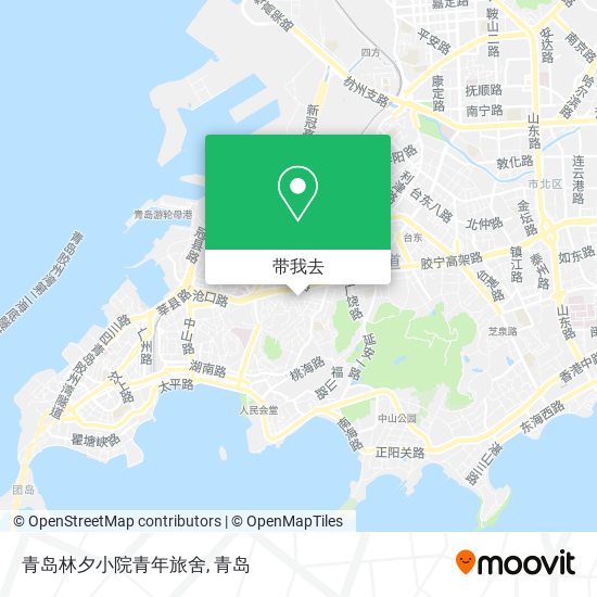 青岛林夕小院青年旅舍地图