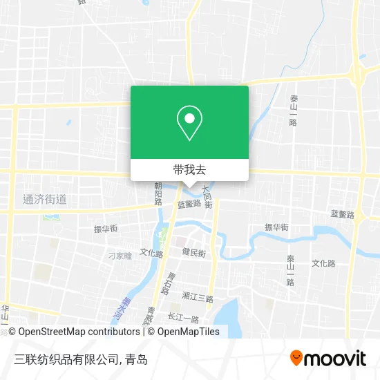 三联纺织品有限公司地图