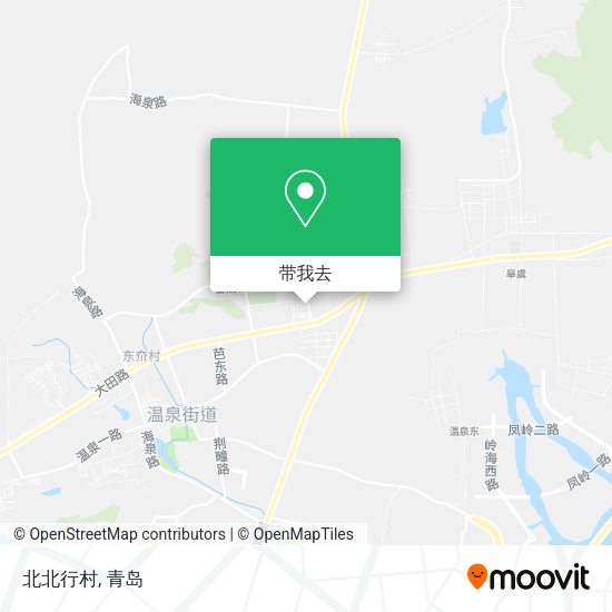 北北行村地图