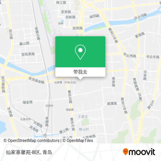 仙家寨馨苑-B区地图