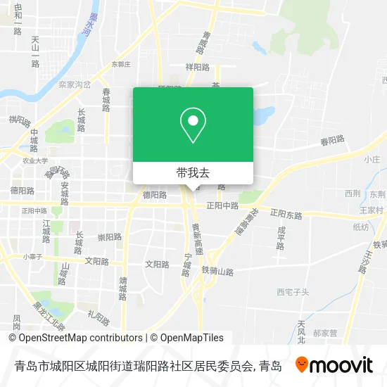 青岛市城阳区城阳街道瑞阳路社区居民委员会地图
