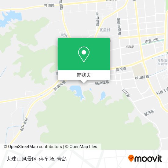大珠山风景区-停车场地图