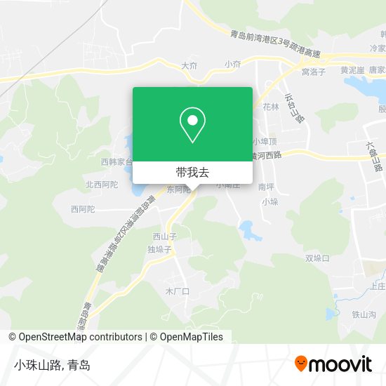 小珠山路地图