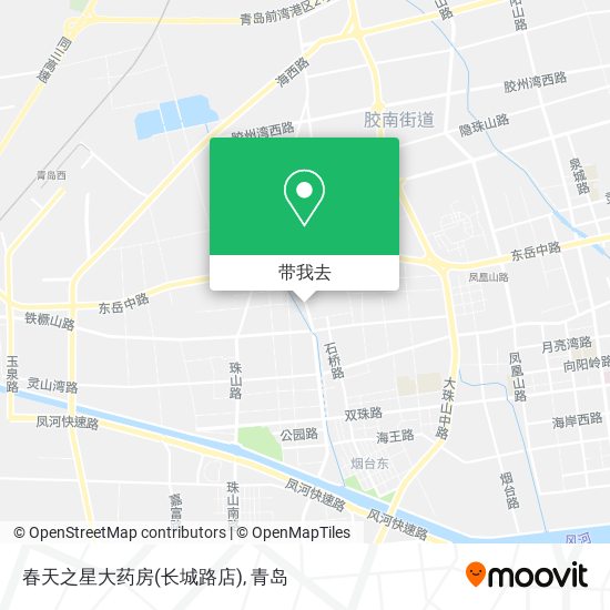 春天之星大药房(长城路店)地图