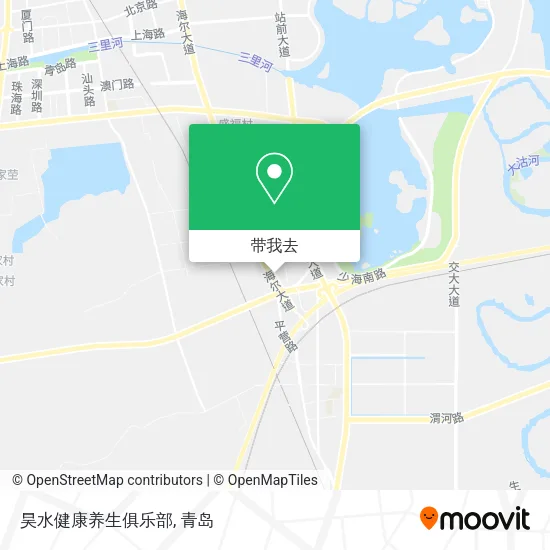 昊水健康养生俱乐部地图