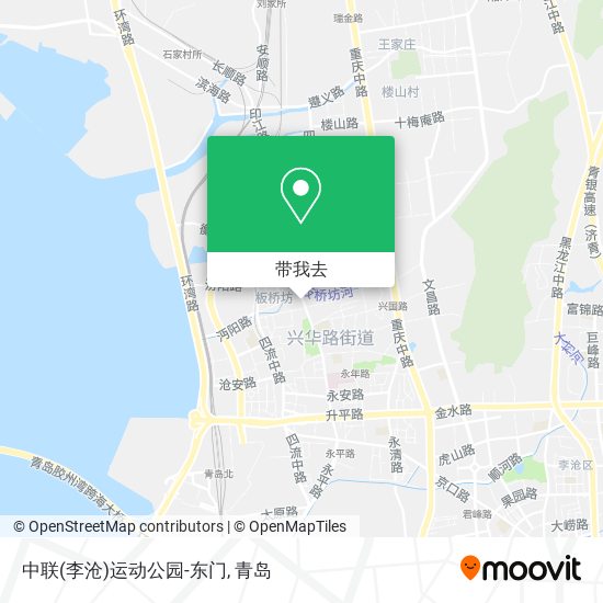中联(李沧)运动公园-东门地图
