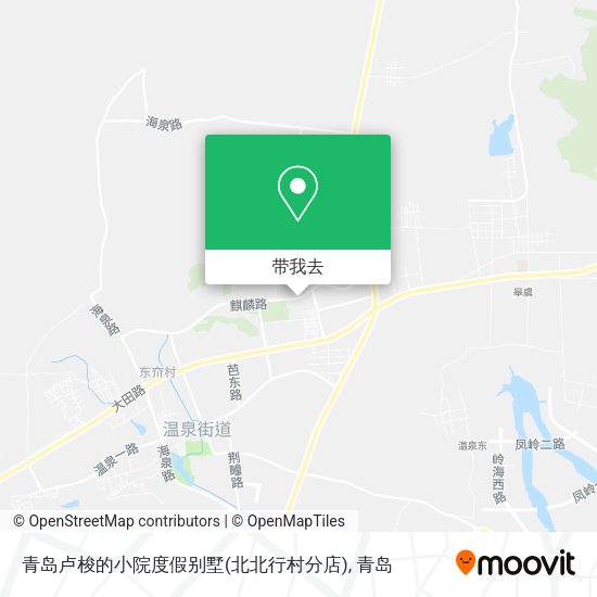 青岛卢梭的小院度假别墅(北北行村分店)地图