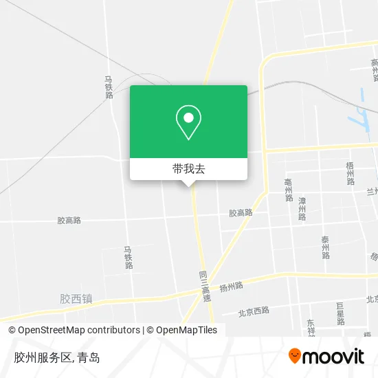 胶州服务区地图