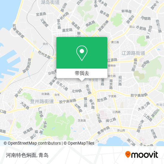 河南特色焖面地图