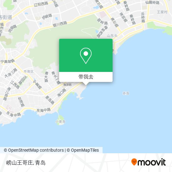 崂山王哥庄地图
