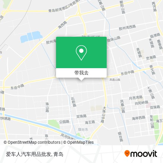 爱车人汽车用品批发地图